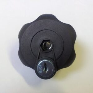 Pomo antirrobo para portabicis marca Menabo