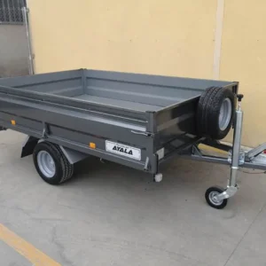 Remolque 1 eje 2.500 x 1.800 x 400 – Ruedas 10″ por debajo – Mma 750 kg